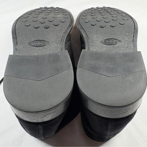 Tod’s Men’s Polacco Gomma Chukka Boots Size UK 11 US 10 Black Lace Up Ankle - Picture 13 of 14